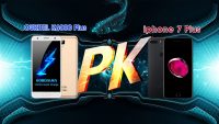 OUKITEL K6000 Plus vs iPhone 7plus battery