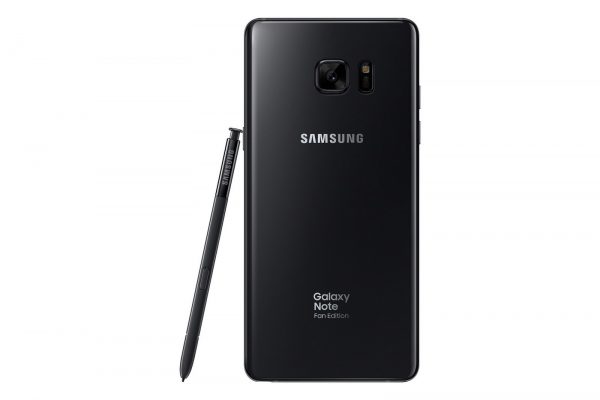 Samsung Galaxy Note Fan Edition Black Onyy back