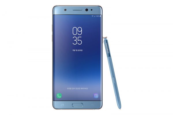 Samsung Galaxy Note Fan Edition Blue Coral