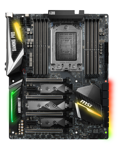 MSI X399 Gaming Pro Carbon AC Mainboard