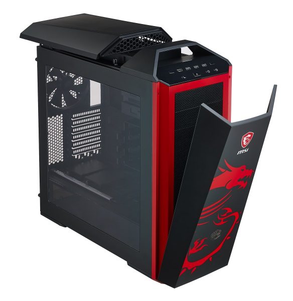 MasterCase Maker 5 MSI Dragon Edition aufgeklappt