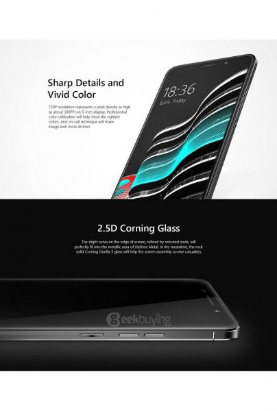 Ulefone Metal Color and Glass