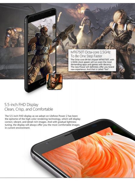 Ulefone Power 2 FullHD Gaming