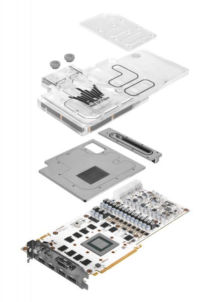 KFA2 GeForce GTX 1080 Ti Hall of Fame Watercooled Schema