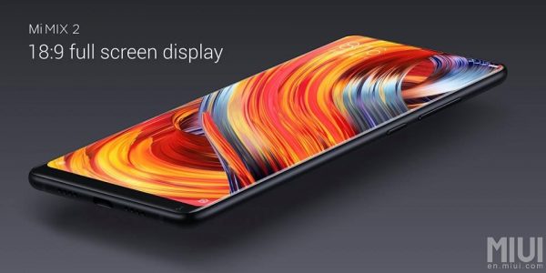 Xiaomi Mi Mix 2 Full screen display