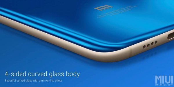Xiaomi Mi Note 3 Curved Glass Body