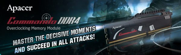 Apacer Commando DDR4 banner