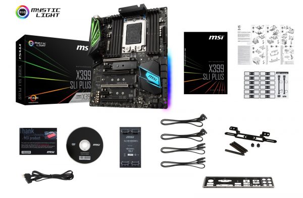 MSI X399 SLI PLUS Lieferumfang