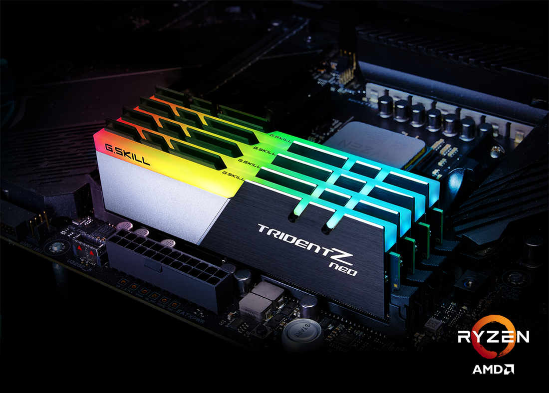 G.Skill bringt neue DDR4-Memory-Kits für AMD Ryzen 3000 und die X570