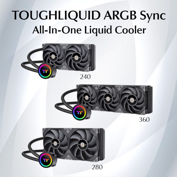 Thermaltake Announces TOUGHLIQUID 240/280/360 ARGB Sync AllInOne