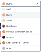 Ergotopia Desktopia Pro Tischplatte Farben