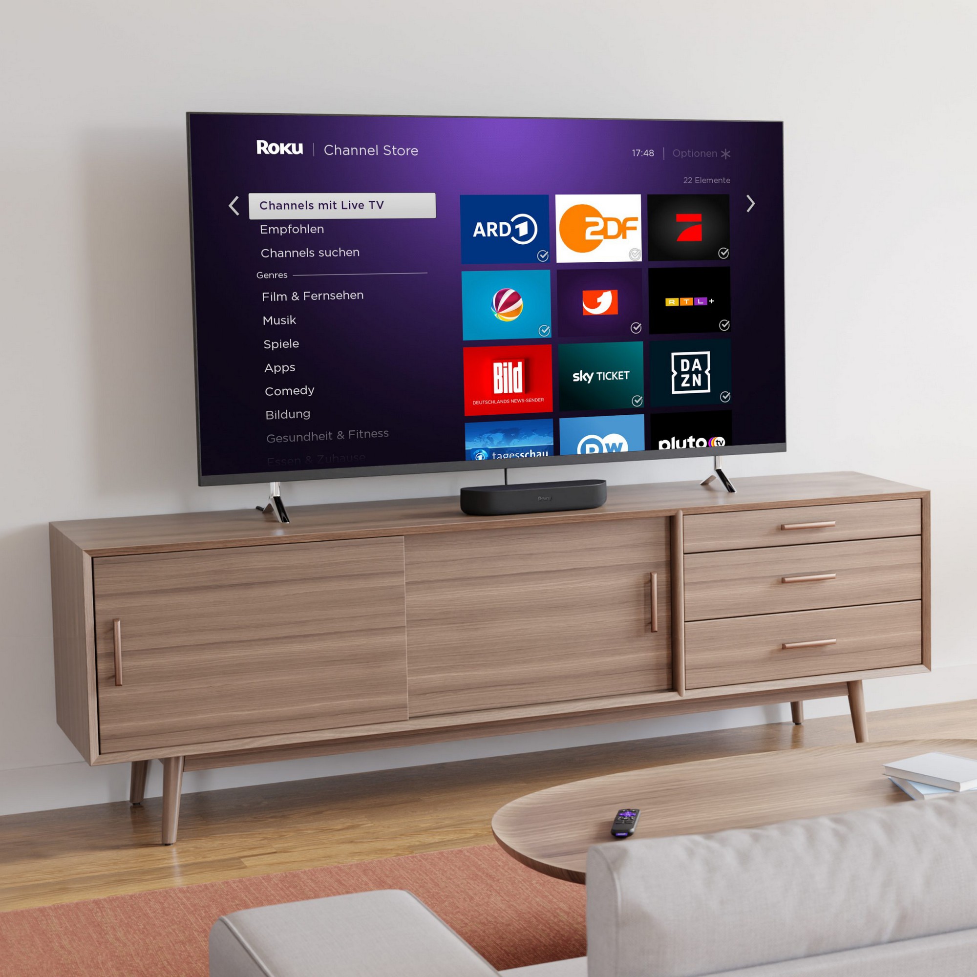 Roku Live-TV-Kanal-Angebot wächst weiter – nach Sendern von ARD jetzt 