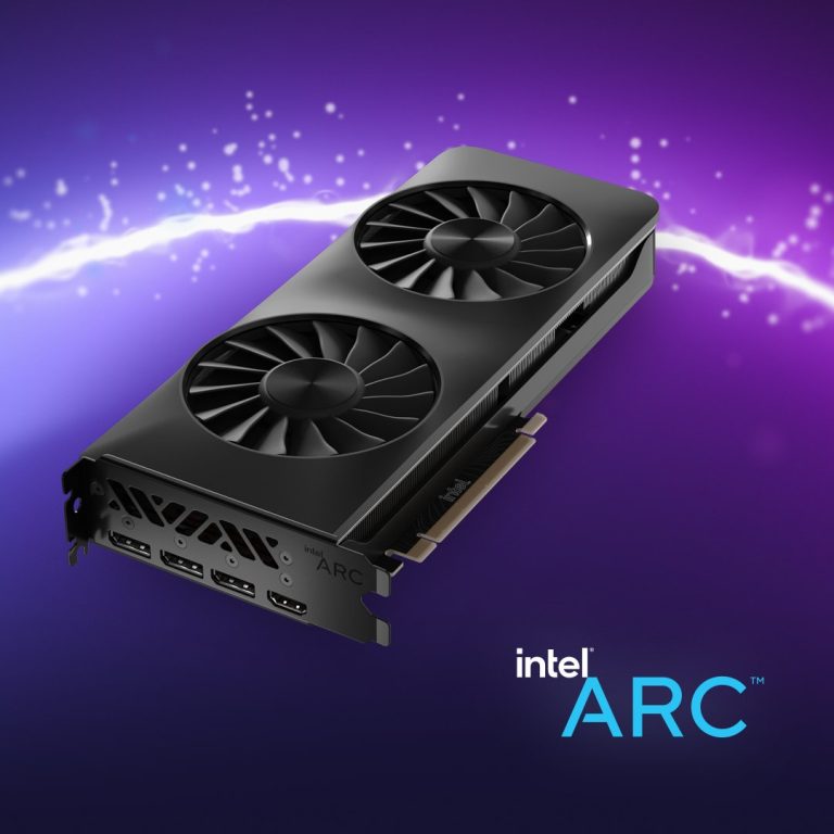 Intel Arc A580 Grafikkarte im ersten Benchmark Hartware