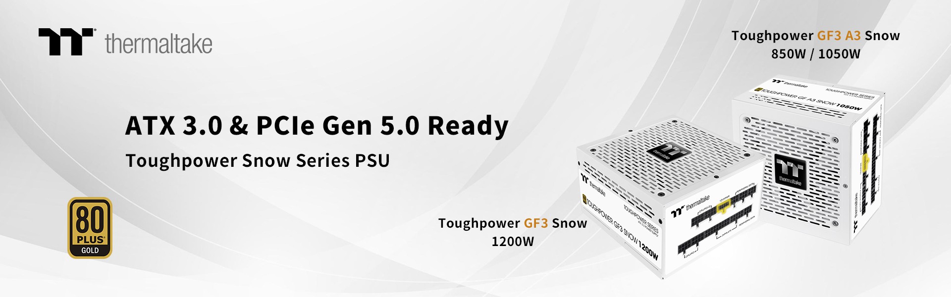 ATX 3.0 PCIe Gen 5 PSU - Thermaltake TOUGHPOWER GF3 1200w 