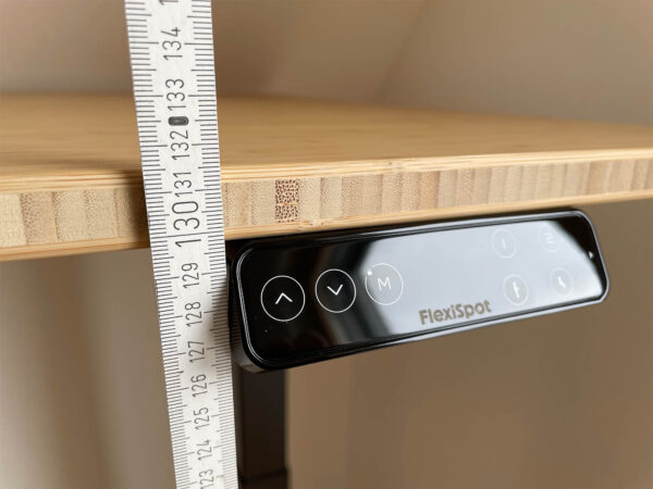 FlexiSpot E9 - höchste einstellbare Tischhöhe ca. 131 cm ab Fußboden