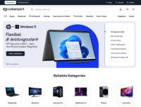 Cyperport-Webseite