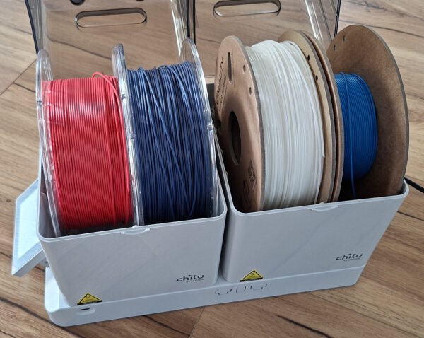 Chitu Systems FilaPartner E1 - Filamentboxen voll offen