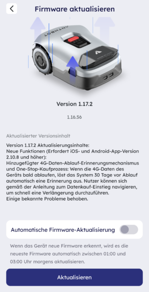 Anthbot Genie 800 - App Erstinbetriebnahme 10