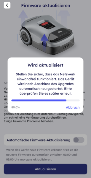 Anthbot Genie 800 - App Erstinbetriebnahme 11
