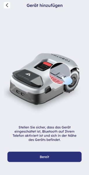 Anthbot Genie 800 - App Erstinbetriebnahme 4