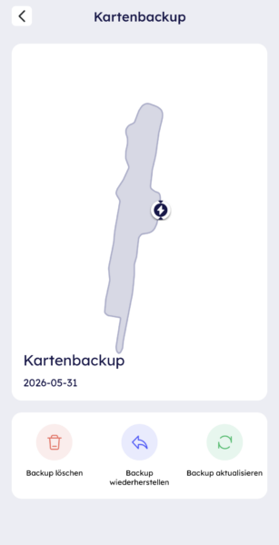 Anthbot Genie 800 - App Kartenbackup
